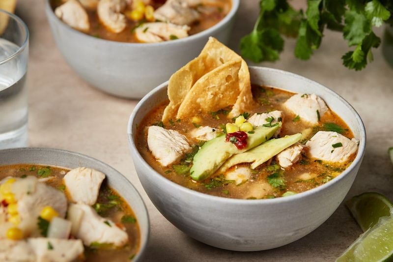 Zesty Chicken and Lime Soup