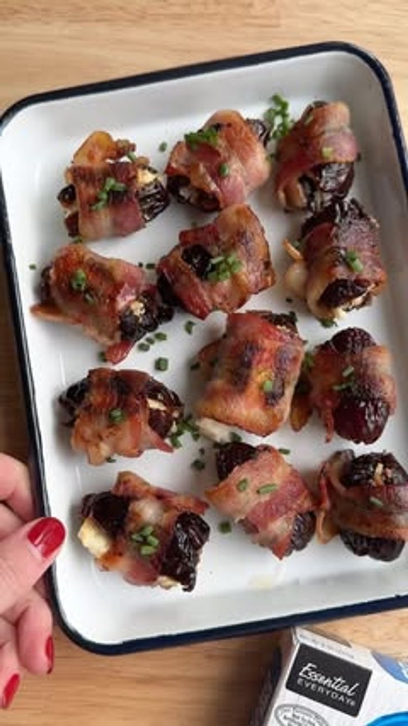 Bacon-Wrapped Dates