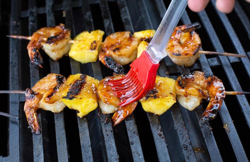 Pineapple Salsa with Grilled Shrimp