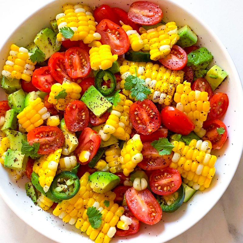 Corn and Avocado Salad