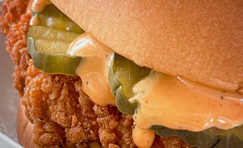 Jack in the Box Spicy Cluck Sandwich