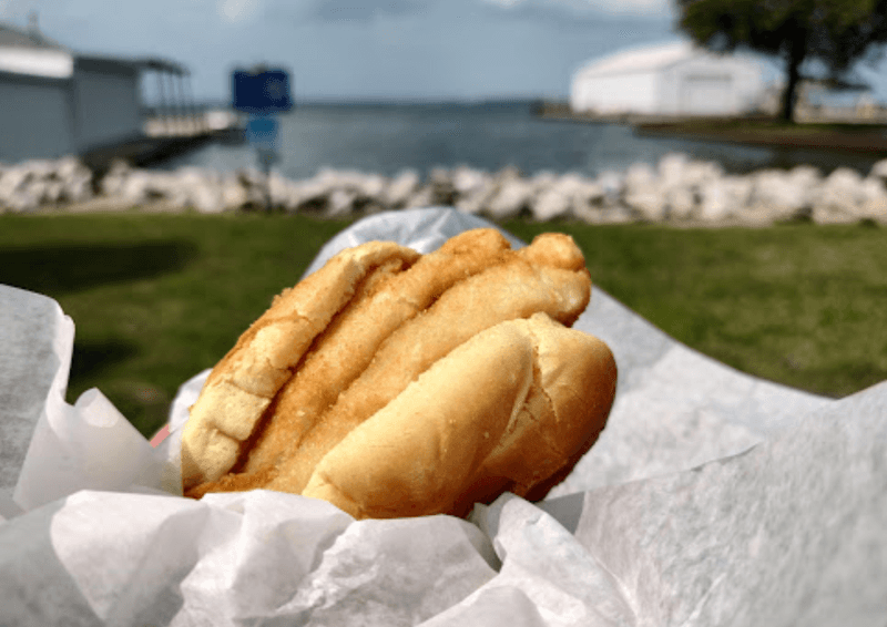 Sandusky's Perch Sandwich