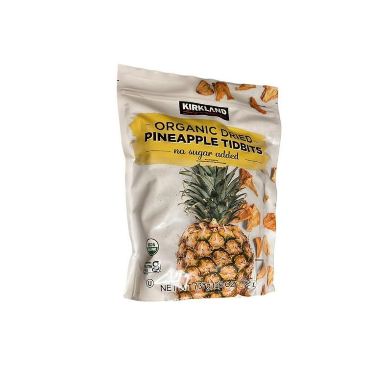 Kirkland Signature Organic Dried Pineapple Tidbits