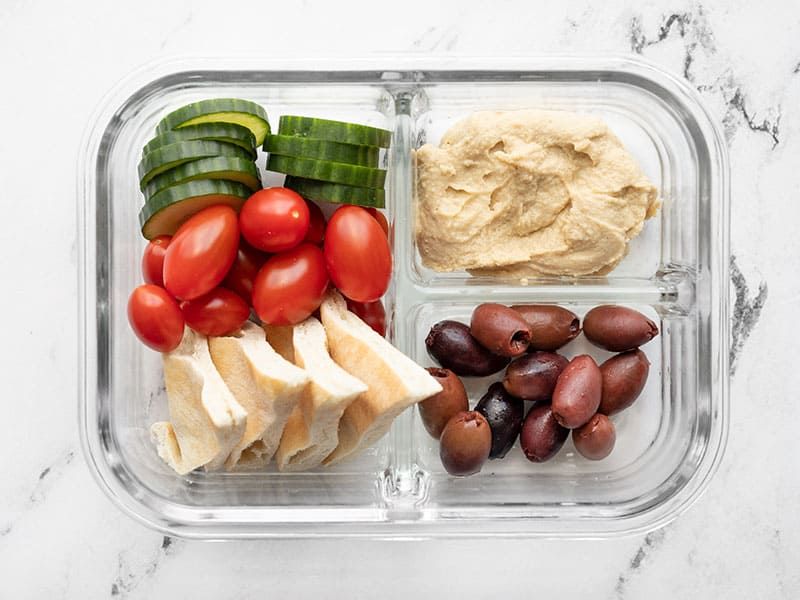 Hummus and Veggie Platter