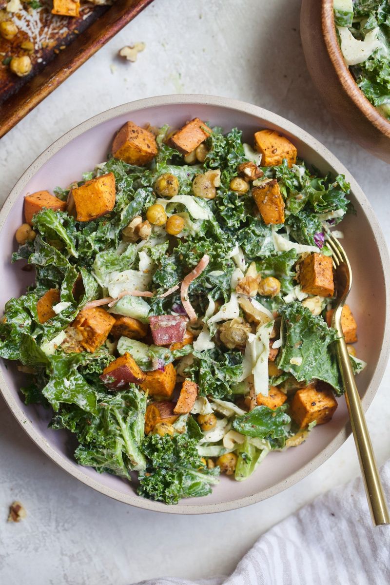 Kale and Sweet Potato Salad