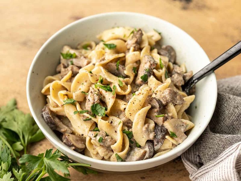 Beef Stroganoff