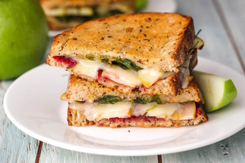 Smoked Gouda and Apple Sandwich