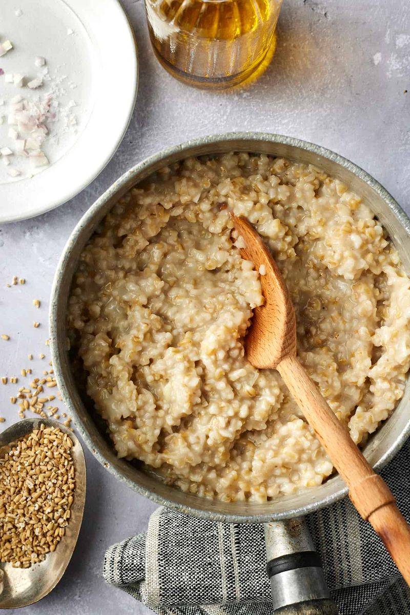 Boiled Oatmeal with Salt and Butter