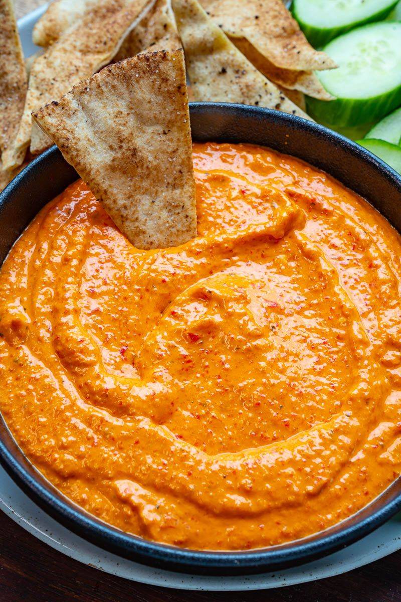 Feta and Roasted Red Pepper Dip