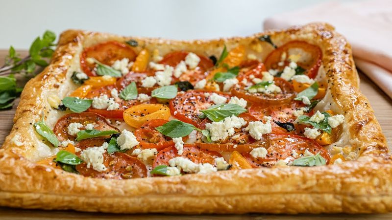 Feta and Tomato Tart