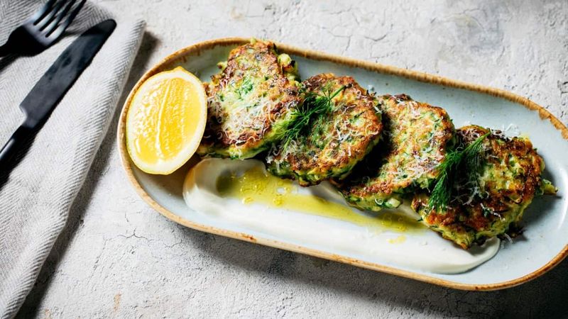 Zucchini and Feta Fritters