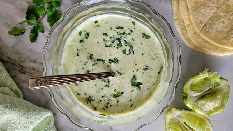 Cilantro Lime Yogurt Spread