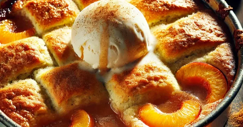 Georgia: Peach Cobbler
