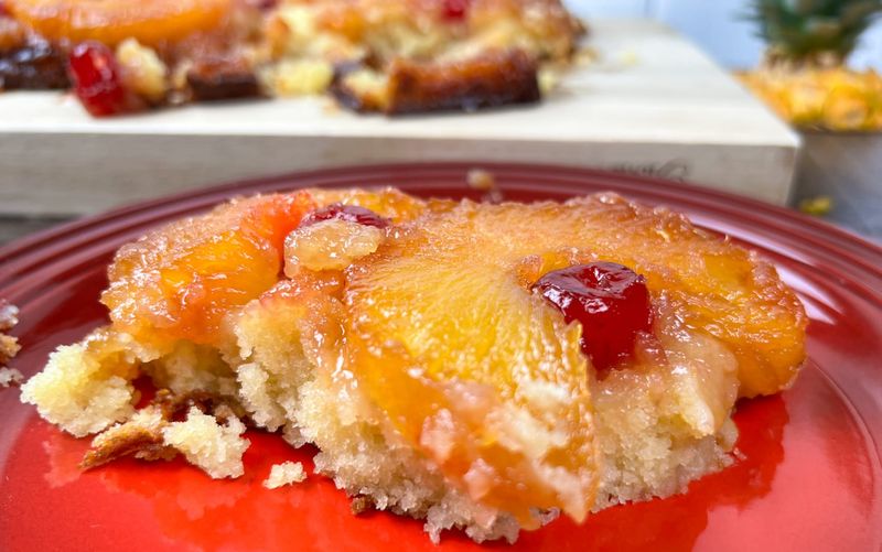 Sweet Pineapple Upside-Down Cake