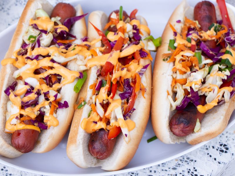 Sriracha Slaw Dog