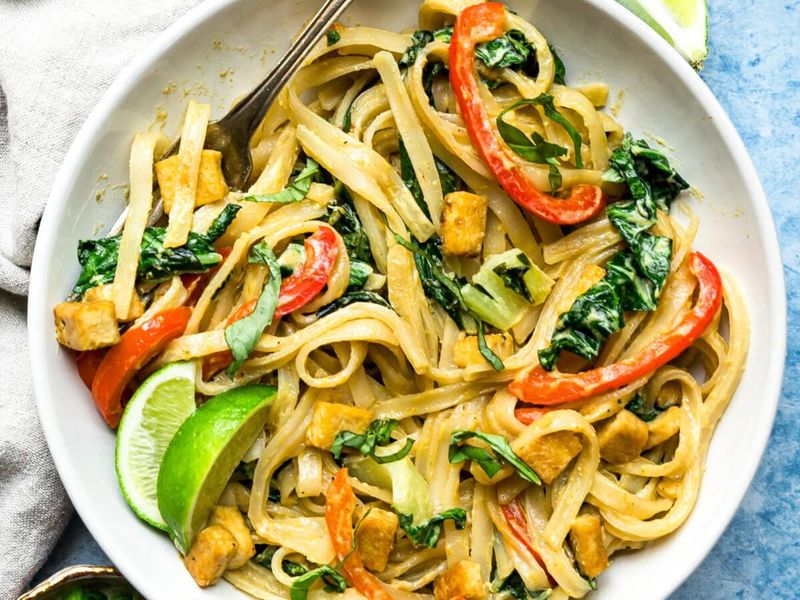 Thai Green Curry Fettuccine