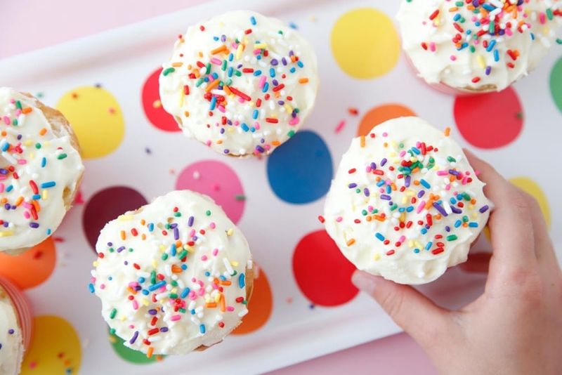 Sprinkle Explosion Cupcake