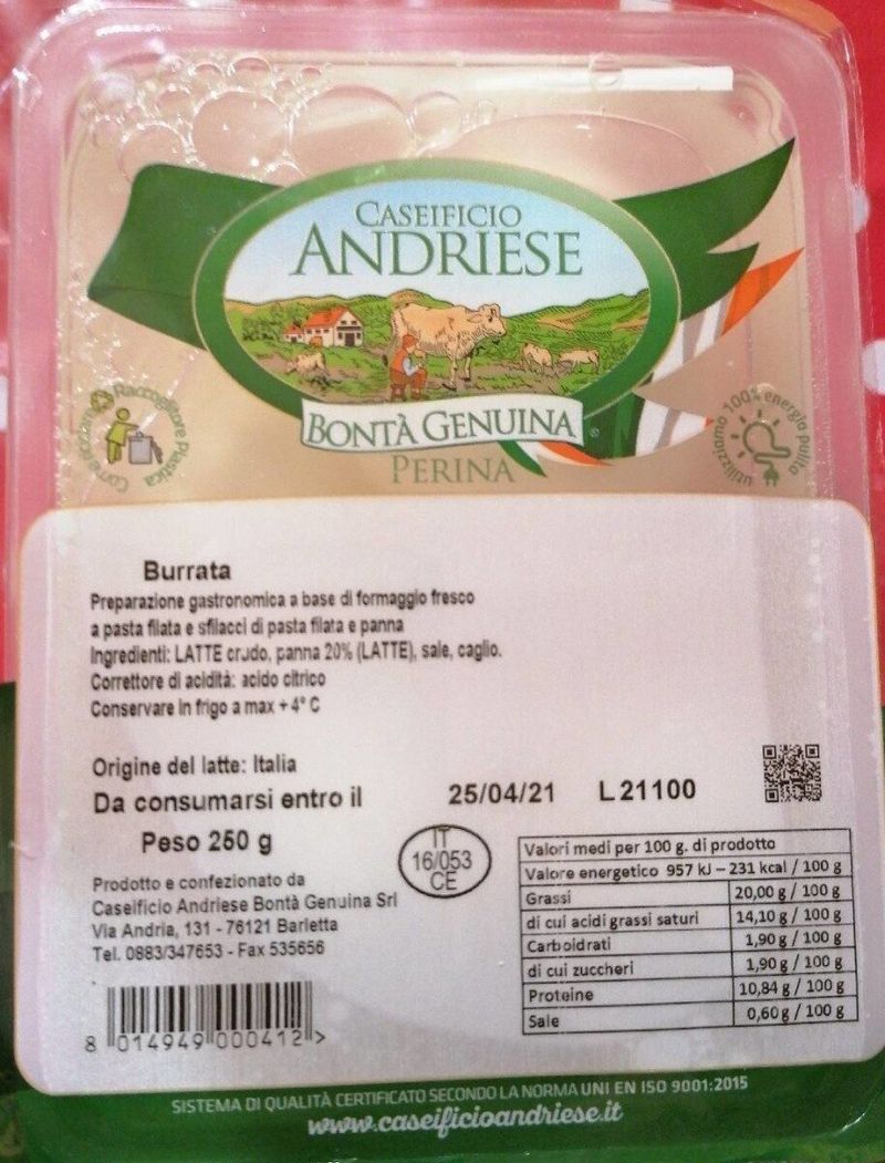 Caseificio Andriese Burrata