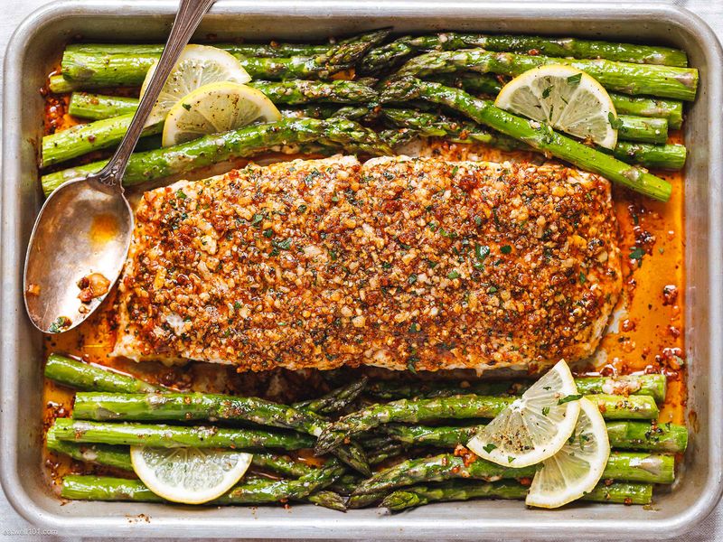 Parmesan Crusted Halibut