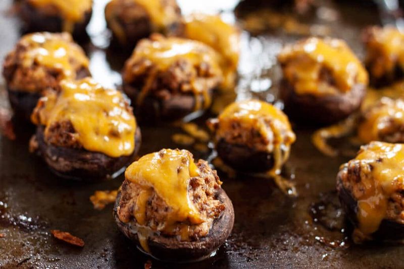 Chorizo-Stuffed Mushrooms