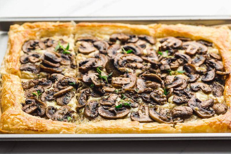 Garlic Mushroom Tart