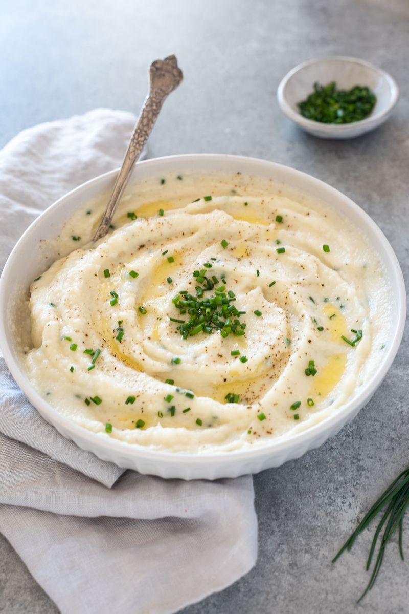 Garlic Mashed Cauliflower