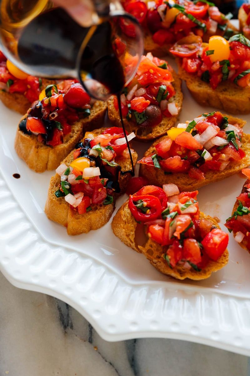Bruschetta with Tomato and Basil