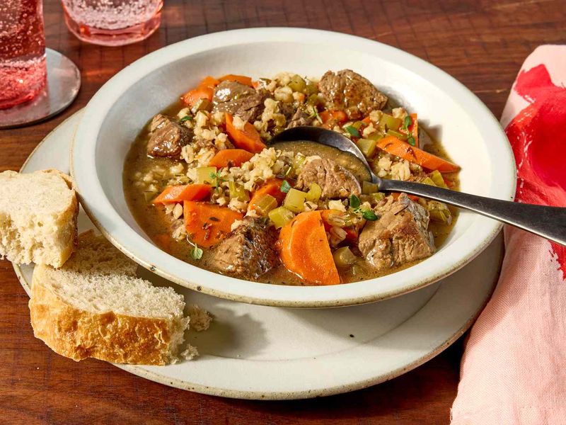 Savory Beef and Barley Soup