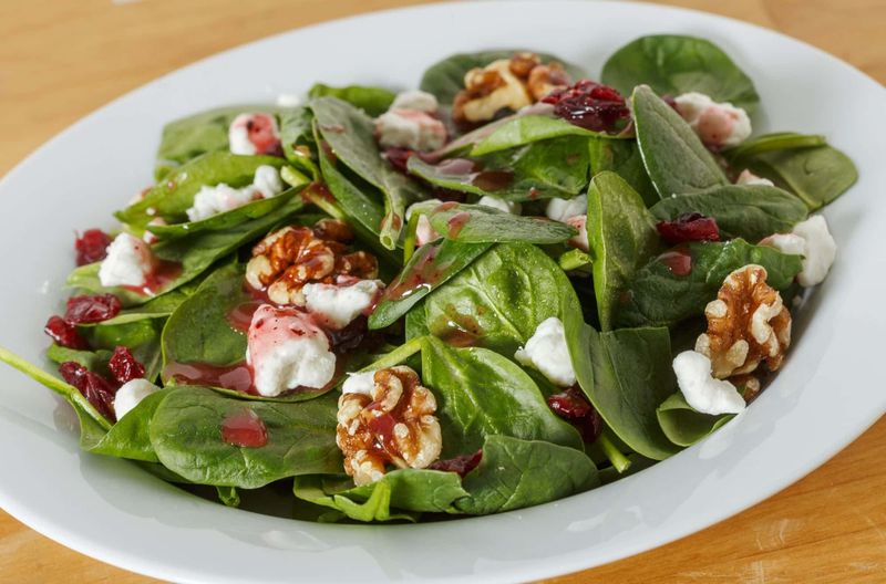 Spinach and Goat Cheese Salad