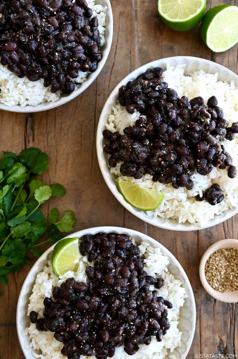 Cuban Black Beans and Rice