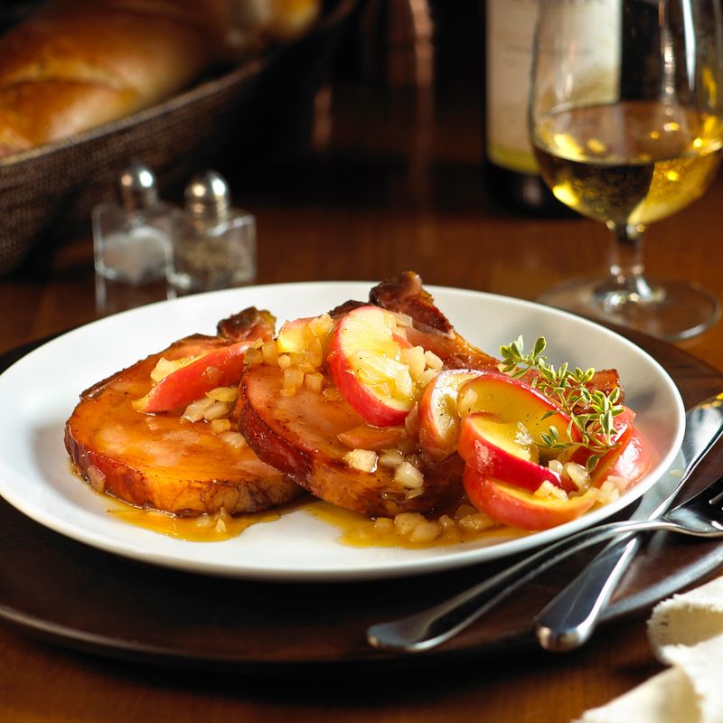Maple-Glazed Pork Chops