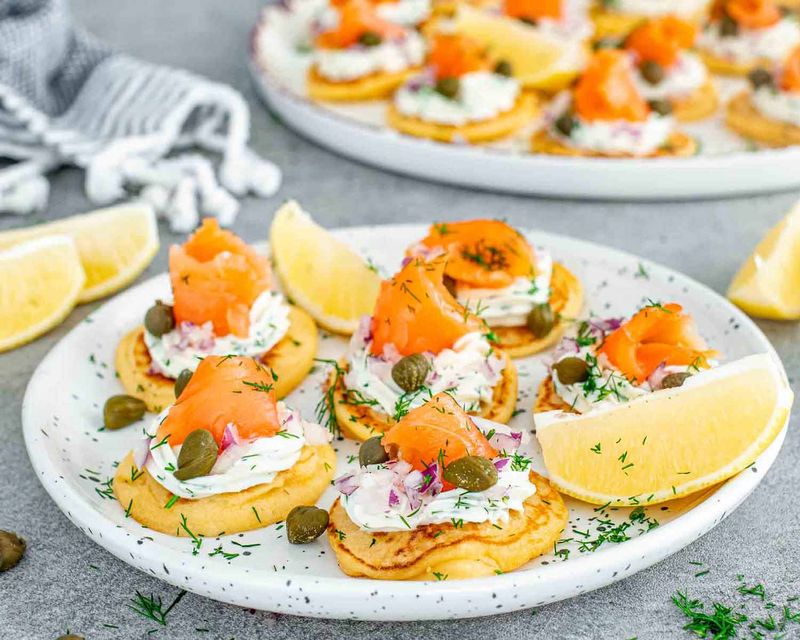 Smoked Salmon and Dill Canapés
