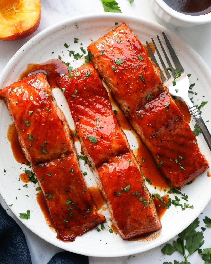 Maple Glazed BBQ Salmon