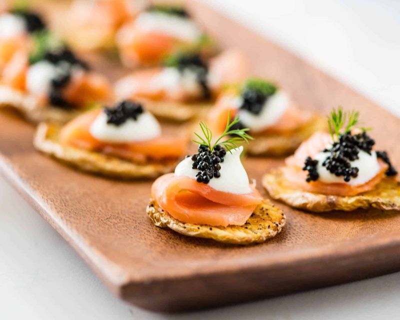 Smoked Salmon Canapés