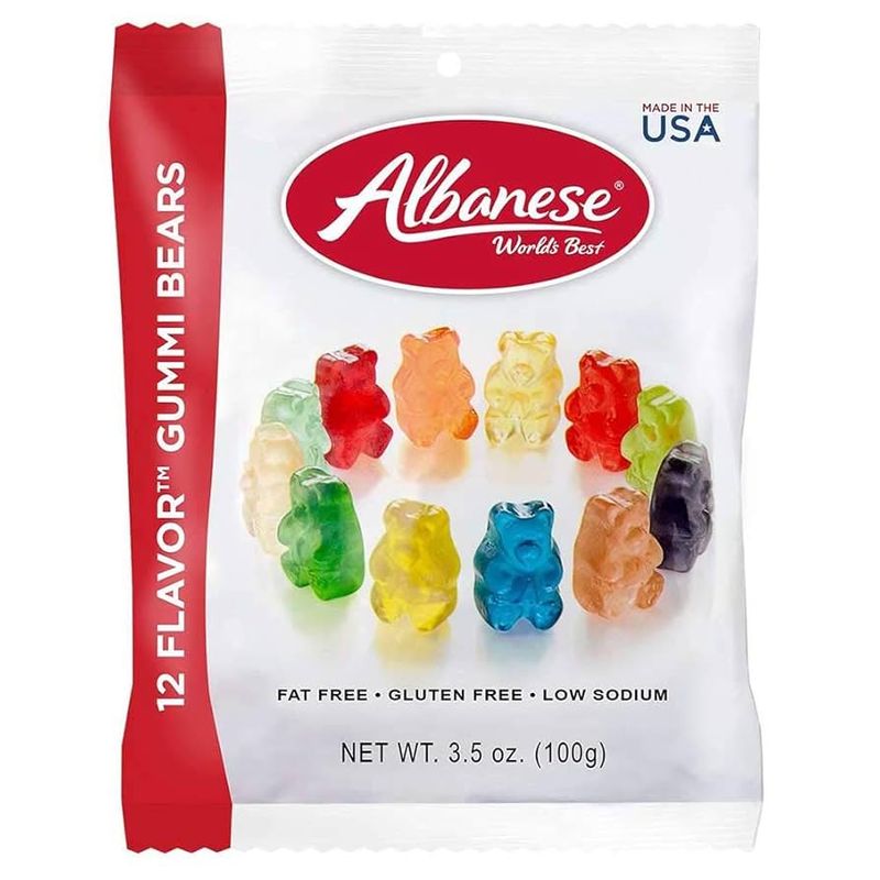Albanese 12-Flavor Gummy Bears (Made in USA)