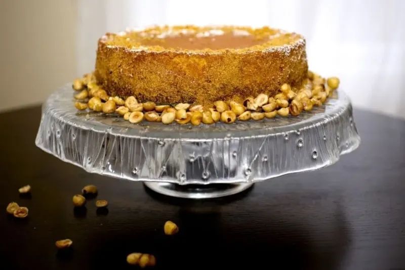 Hazelnut Praline Cheesecake