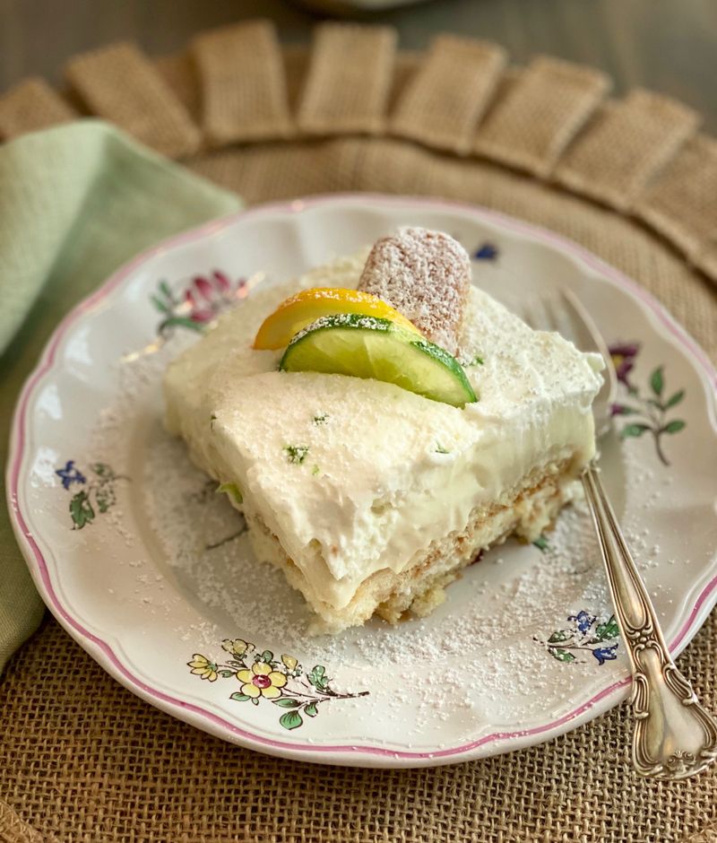 Tropical Ginger Lime Tiramisu