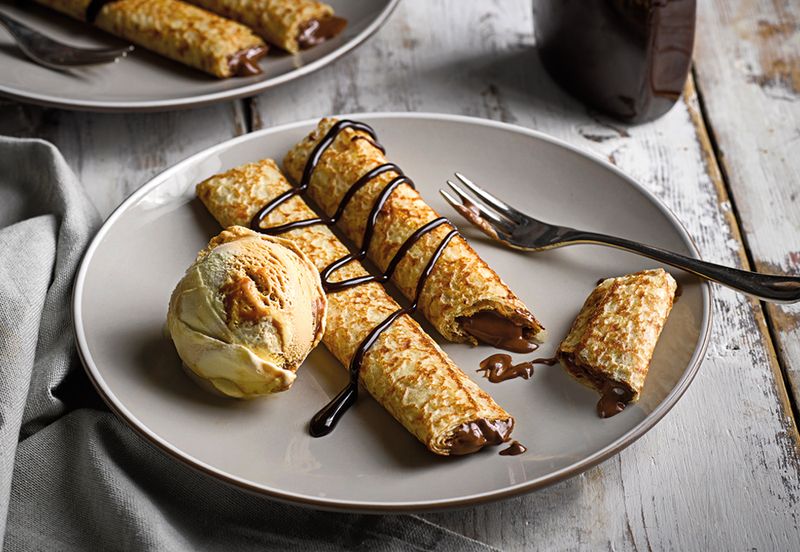 Hazelnut Crepes