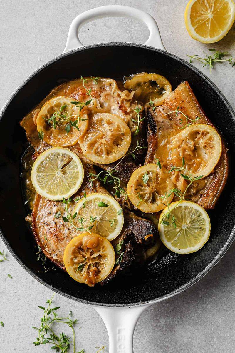 Lemon Thyme Pork Chops