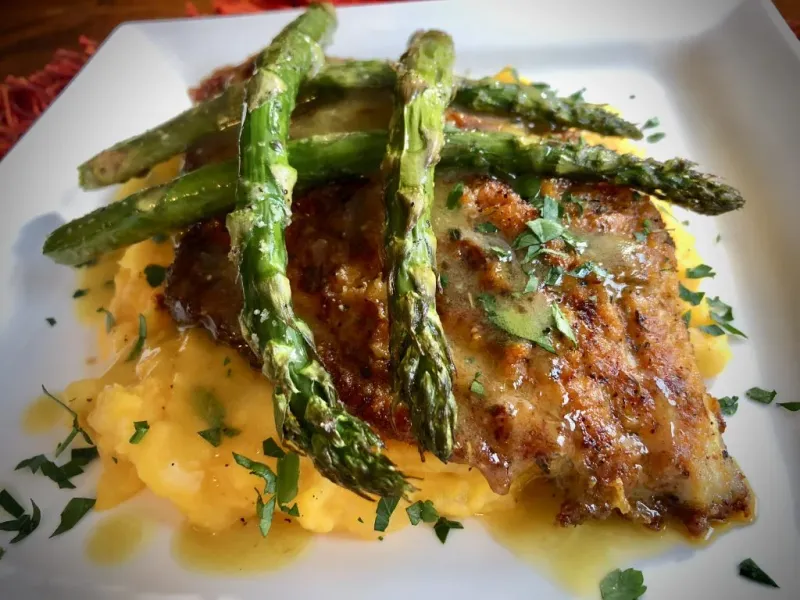 Herb Crusted Baked Catfish