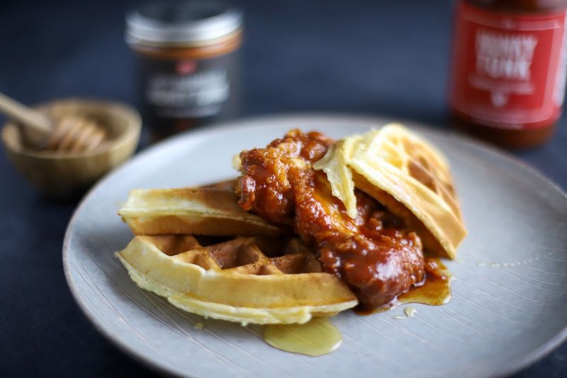 Hot Chicken and Waffles
