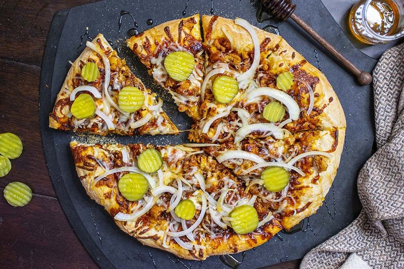 Nashville Hot Chicken Pizza