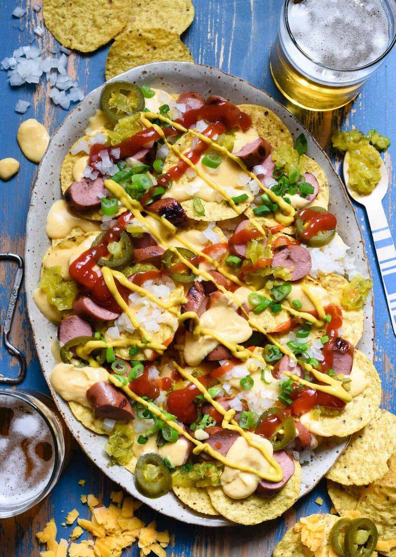 Hot Dog Nachos