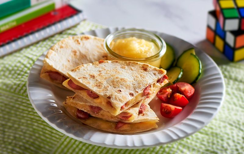 Hot Dog Quesadillas