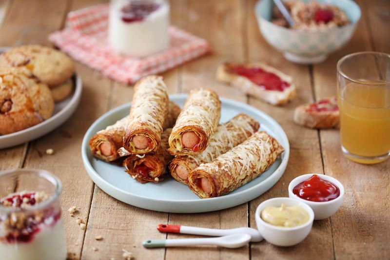 Hot Dog Crepes