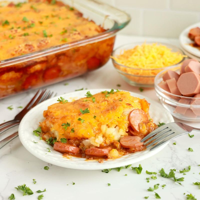 Hot Dog Casserole
