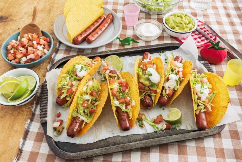 Hot Dog Tacos