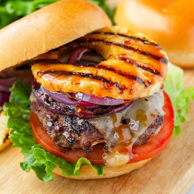 Pineapple Teriyaki Burger