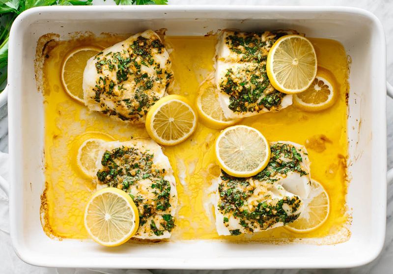 Lemon Herb Baked Cod