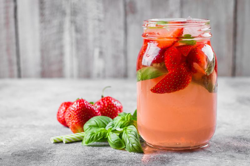 Strawberry Basil Lemonade